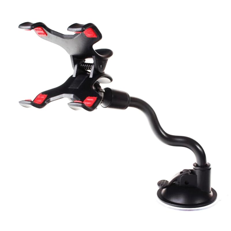 Gatuida Support Voiture Téléphone Portable à Bras Long avec Ventouse Forte Rotation Et Pince Réglable Antichoc Compatible Smartphones à Flexible Et Abs...
