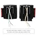 CZC AUTO 12V LED Submersible Trailer Tail Light Kit for Under 80 Inch Boat Trailer Marine with 18G Pure Copper Wiring Harness