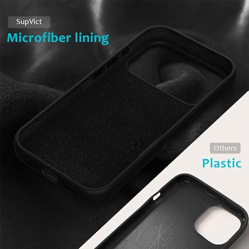 Image of ArmourPro Silicone Back Case for iPhone 17 Pro Max, Soft-Touch Phone Back Cover for Apple iPhone 17 Pro Max - Black
