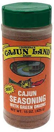 Cajun Land Creole Cajun Seasoning with Green Onions 15 Oz