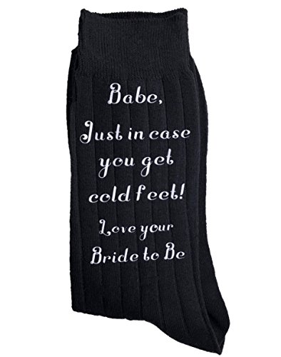 Groom Gift - Groom Socks - Just in case you get cold feet - Sole Mates - 4 colors available2