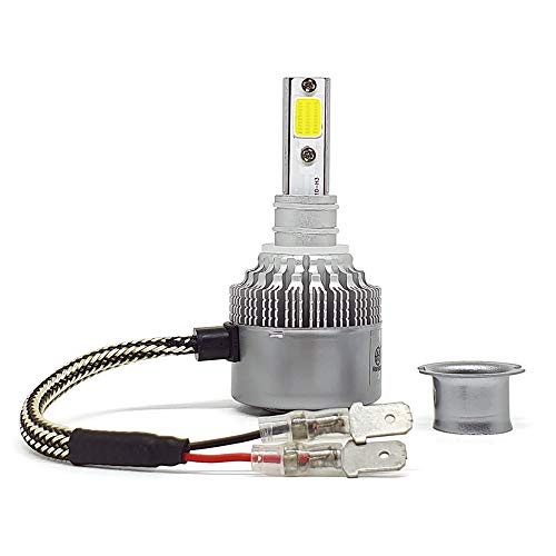 Par Lâmpadas Automotiva H3 Super Led 72w 6000k 8200 Lumens Honesty TP9 Super Branca