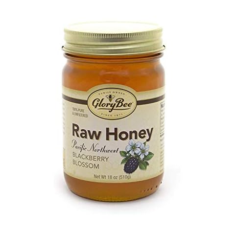 GloryBee Raw Pacific Northwest Blackberry Blossom Honey, 18 Ounce Cover