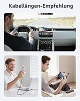 HOTNOW Kurze Rechtwinkel USB C zu C Kabel 200cm 3 Stück 90 grad – Ansicht 7