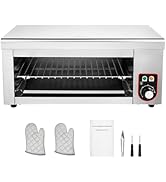 Commercial Salamander Broiler 1500W Electric Cheese Melter Grill BBQ Countertop Stainless Steel C...