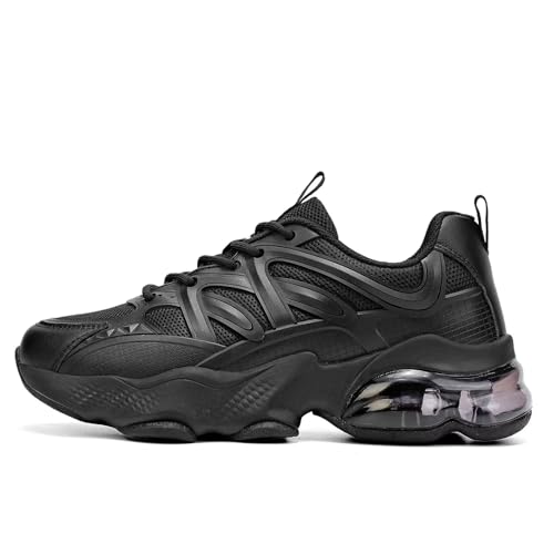 Image of Womens Walking Running Shoes Air Cushion Tennis Sneakers Fashion Breathable Basketball Sport Gym Fitness Cross Trainers