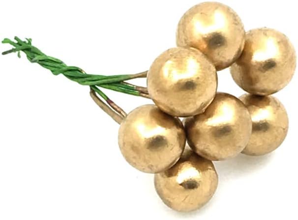 YYZKYTO Christmas Berries Picks Artificial Berry Stems 48pcs Colorful Fruit Berries Filler Holiday Picks Holly Floral Branch for Winter Wedding Decoration Commemoration Day