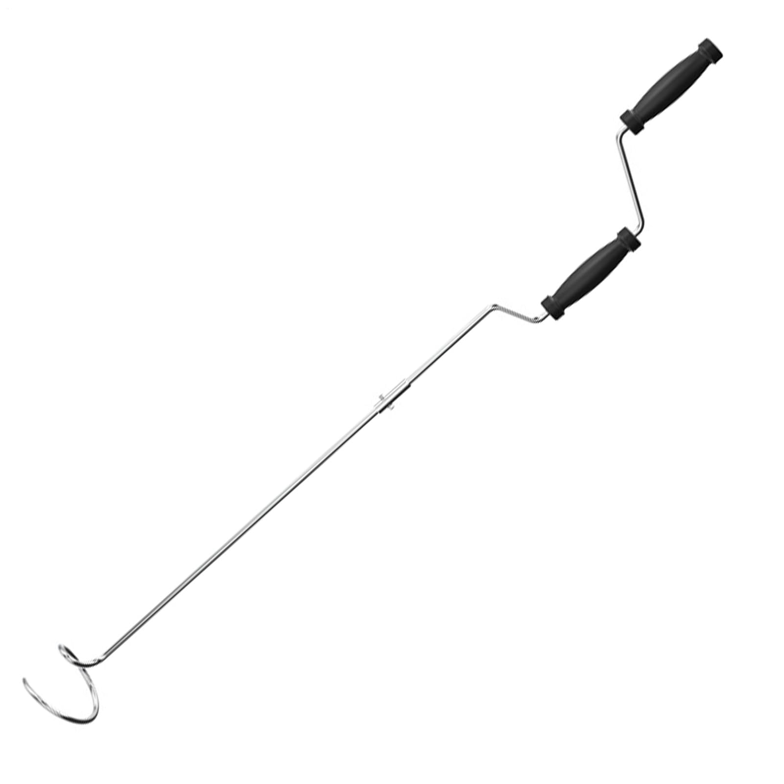 Espátula de compostaje, herramienta de aireación de compostaje, dispositivo de aireación manual de compostaje, aireador de césped suelto, rotación de manivela de compostaje, inoxidable para