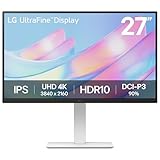 LG 27" 4K UHD Ultrafine™ Monitor (27US550-W), 3840 x 2160 IPS Display 5ms 60Hz HDR 10, Tilt/Height/Swivel/Pivot Adjustment DisplayPort, HDMI, White LG 27" 4K UHD Ultrafine™ Monitor (27US550-W), 3840 x 2160 IPS Display 5ms 60Hz HDR 10, Tilt/Height/Swivel/Pivot Adjustment DisplayPort, HDMI, White