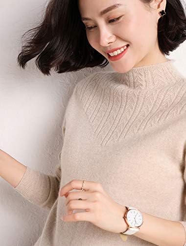 Miniatura 5 de Hilo 100% de cachemira, 3.53 oz de lana mongol lujosamente suave de cachemira pura para tejer ganchillo (azul celoso)