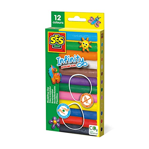 Plastilina Infinity Per Modellare - Confezione Da 12 (180Gr)