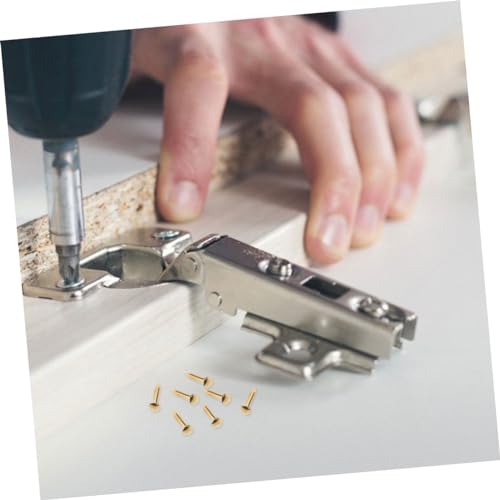 ORFOFE 100 piezas clavos metálicos de cabeza redonda para colgar cuadros, ideales para oficina y tiendas miniatura 4