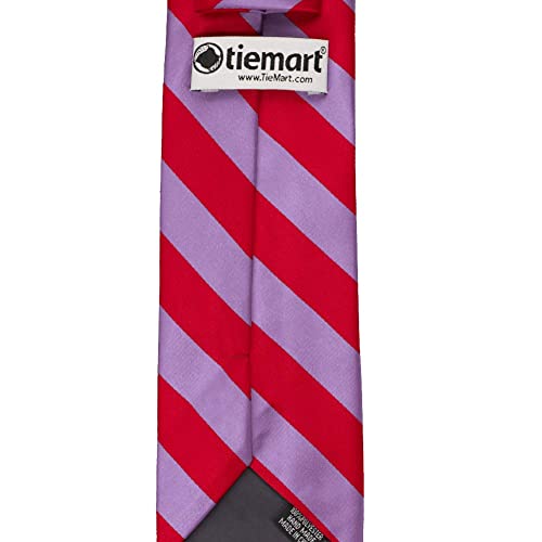 Image of tiemart Men's Striped Tie Standard Length