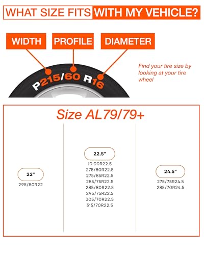 image for AutoSock for Commercial Vehicles and Trucks AL79, Snow Socks for Tires