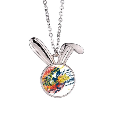 Collier lapin guitare le bijou graffiti street music pour vos concerts