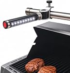 LIGHTACCENTS BBQ Grill Light - Aluminum, Adjustable, Battery Operated, Clamp On - Compatible with Most Grills - Essential BBQ Accessory