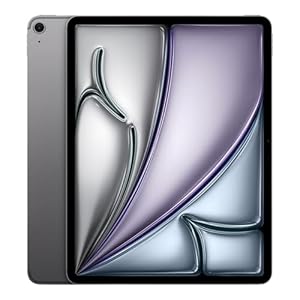 2024 Apple iPad Air (13-inch, Wi-Fi + Cellular, 128GB) – Space Gray (Renewed)