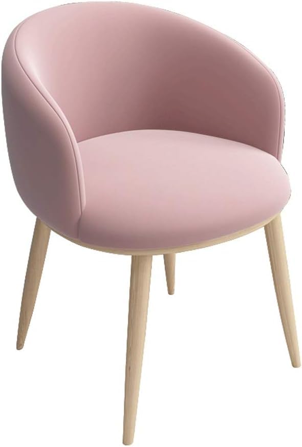 Chaise de salle à manger en velours et pieds en métal noir