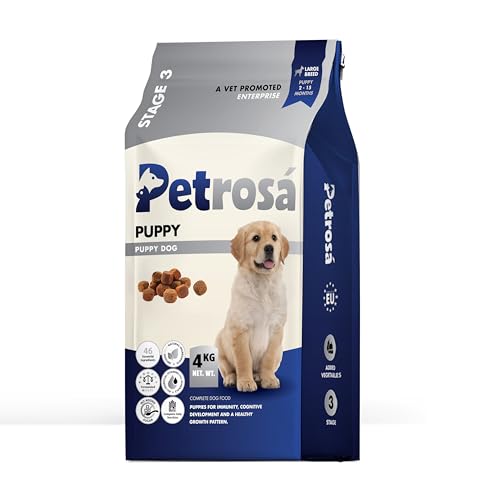 Image of Large Breed Puppy Dog Food (2 to 15 Months), 4 Kg, 30% High Protein with DHA & Prebiotics, Growth & Digestion Formula