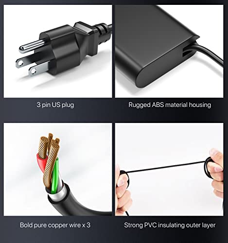 Dongerdi 120W 135W 150W Zbook Charger Fit for HP ZBook 15 16 17 15U 15V G3 G4 G5 G6 G7 G8 Victus Omen Pavilion-Gaming 15 17 Laptop 917649-850 Power Adapter TPN-CA11 TPN-DA09 TPN-CA13 TPN-DA11 by DONGERDI - Used condition - Image 5
