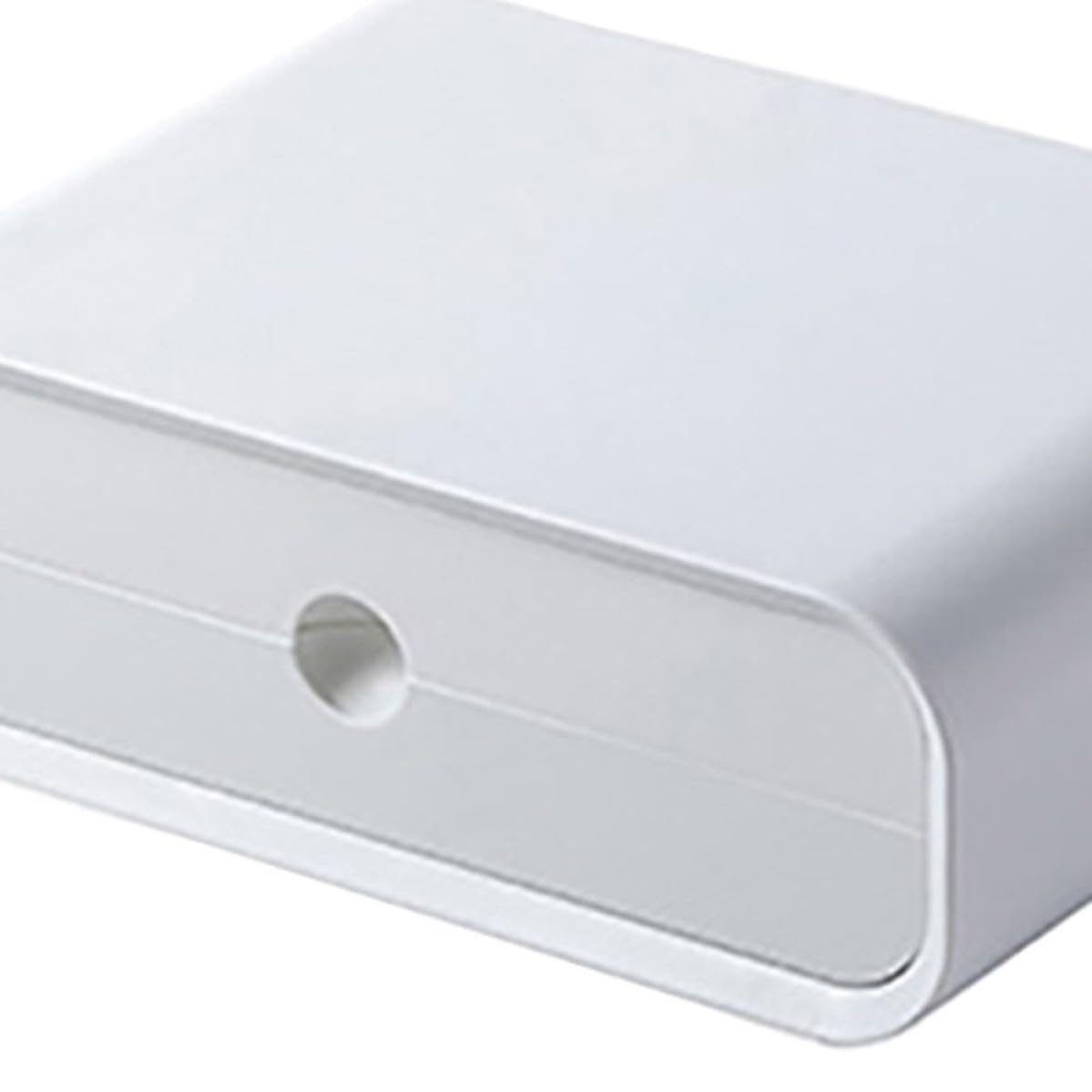 Estante de Almacenamiento para Monitor de Escritorio Blanco Multifunción