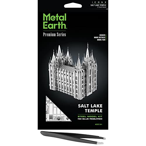 Salt Lake Temple maquette 3D métal Premium Series Fascinations avec pince