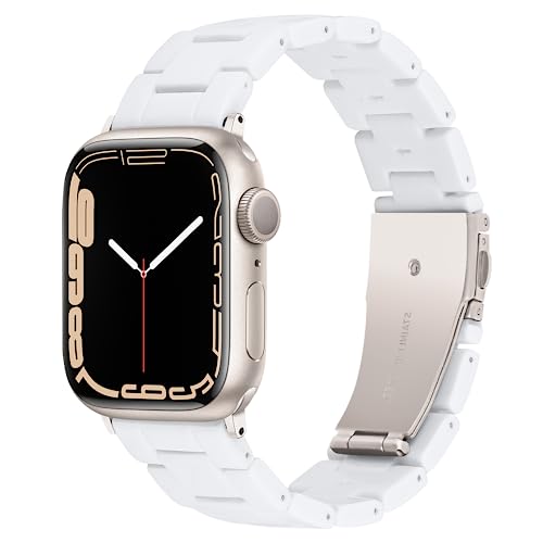 Image of Light House Apple Watch Bands-Fashion Lightweight Resin iWatch Bands for Women Men 38mm /40mm /41mm /42mm(Series 11 10), 49mm /46mm /45mm /44mm /42mm(S 3 2 1), Compatible with Apple Watch Series 11 SE 10 9 8 7 6 5 4 3 Ultra
