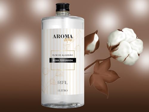Água Perfumada Aromatizador Para Lençois Roupas E Tecidos FLOR DE ALGODÃO 1LT