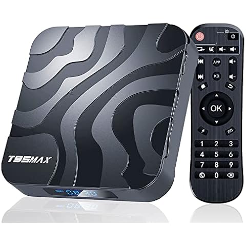 EASYTONE 2024 Android TV Box 12.0,Android Box TV 4GB RAM 32GB ROM H618 Quad-Core CPU 6K TV Box Support 2.4/5G Dual WiFi Ethernet Bluetooth 4.0 H.265 Android Smart TV Box Cover