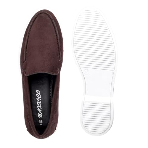 Image of BXXY Men's Suede Material Casual Loafer and Moccasion Outdoor Shoes