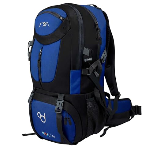 Sac à dos de randonnée étanche 50 litres pour soulager le dos en montagne