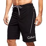 Calvin Klein Men's Solid Elastic Back Boardshort