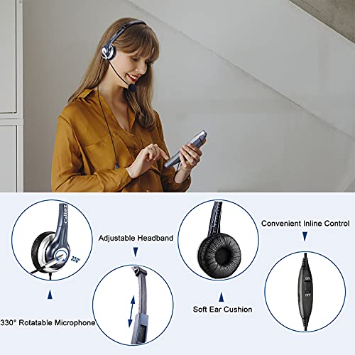Callez GC300D1 Phone Headset With Noise Cancelling Microphone And Volume Control thumb #4