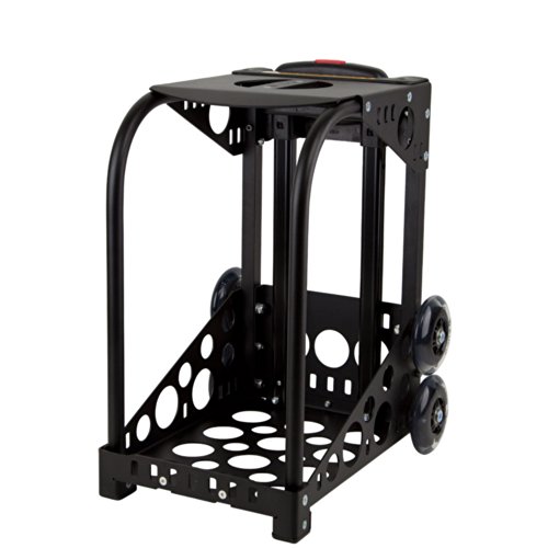 ZUCA Blue Reef Deep Sea Sport Insert Bag and Black Frame with Flashing Wheels4