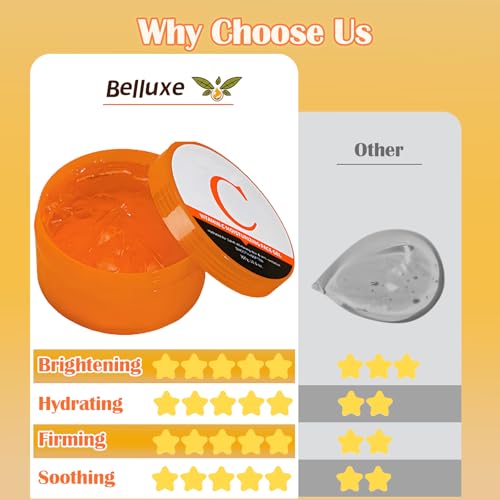 Belluxe Vitamin C Gel – Hydrating Face & Body Moisturizer – 300g Lightweight Daily Gel for Smooth, Refreshed Skin – Fast-Absorbing Skincare for Face, Neck & Hands — view 2
