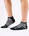 Mens Athletic Ankle Socks, Cushioned Running Socks, Low Cut Moisture Wicking Short Cotton Socks 6 Pairs,Multicolor, 9-12