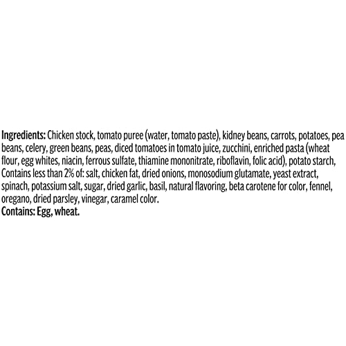 Campbell's Condensed Minestrone Soup, 10.5 Oz Can (Pack Of 12) (Packaging May Vary) #TOP5