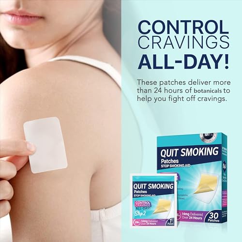 Quit-Smoking-Patches-Step-2-14mg-Stop-Smoking-Aid-Transdermal-System-Patch-30-Count-Quit-Smoking-Stickers-Delivered-Over-24-Hours-Easy-to-Help-Control-Smoking-Cravings-That-Work-with-2-Weeks