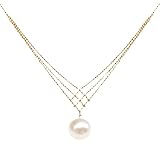 Collar con Colgante de Perlas de Imitación de Moda para Cla