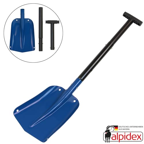 Alpidex Aluminium Lawinenschaufel klappbar für Schneebedingungen