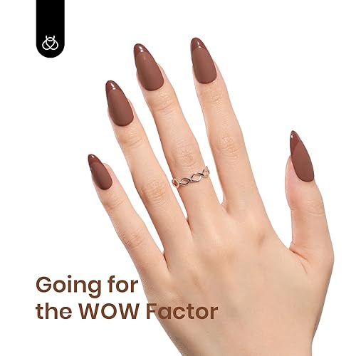 Image of Beetles Brown Gel Nail Polish 15ml 0.51oz Chocolate Coffee Gel Polish Soak Off Uv LED Nail Lamp Gel Polish Fall Nails Art Manicure Salon DIY Home