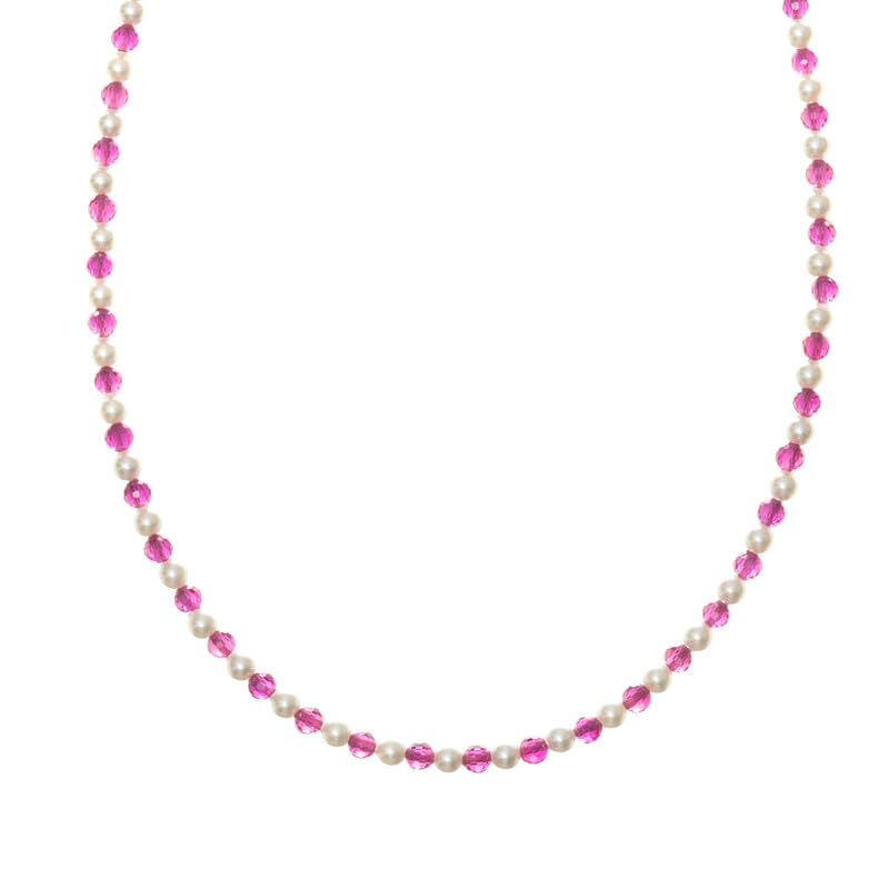 House Of Aadyaa Handmade Semi Precious Ruby and Pearls Necklace for Women | Made in 92.5 Silver (B0DCP4YMQ1) Amazon Price History, Amazon Price Tracker