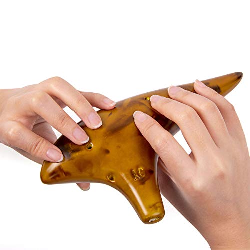 Lotmusic MI3043-MUS Ocarina,12 Tones Alto C Ceramic Ocarina Musical Instrument thumb #5