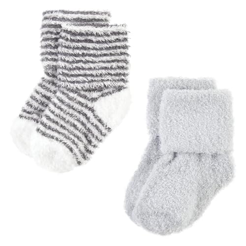 Image of Hudson Baby Baby 8-pack Cotton Rich Newborn and Terry Socks