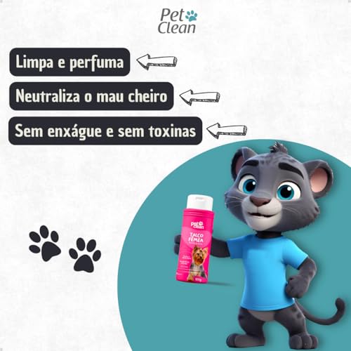 Talco Banho a Seco Macho Sem Enxague 100 gramas Elimina Odores para Cachorro e Gato Cheirosos Pet Cl