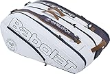 Babolat Pure Racquet Holder x12 Wimbledon Tennis Bag (White/Grey)