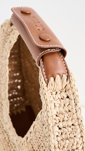 STAUD Moon Raffia Tote