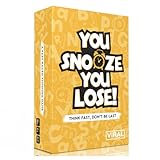 Viral Studios You Snooze You Lose – Fast-Paced Word Party Game for Teens & Adults | 200 Hilarious Matching Cards for Game Nights, Parties & Family Fun Ages 15+