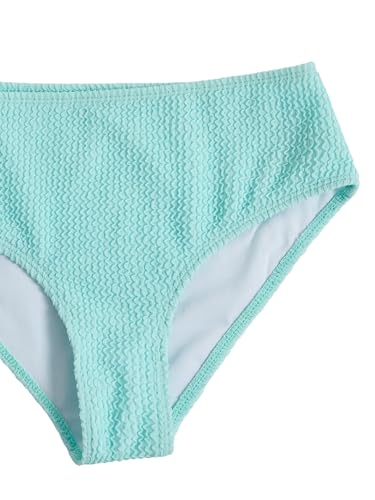 Image of SHENHE Girl's 3 Piece Swimsuits with Cover Up Skirt Halter Triangle Bathing Suits Bikini Set