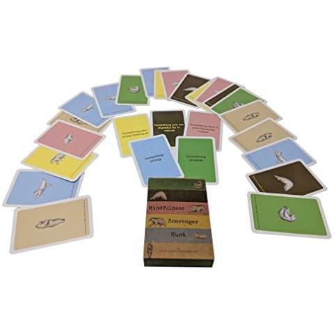 Mindfulness Scavenger Hunt for Kids - Outdoor game to help get kids excited and learn to appreciate nature. Makes a great stocking filler for kids Cover